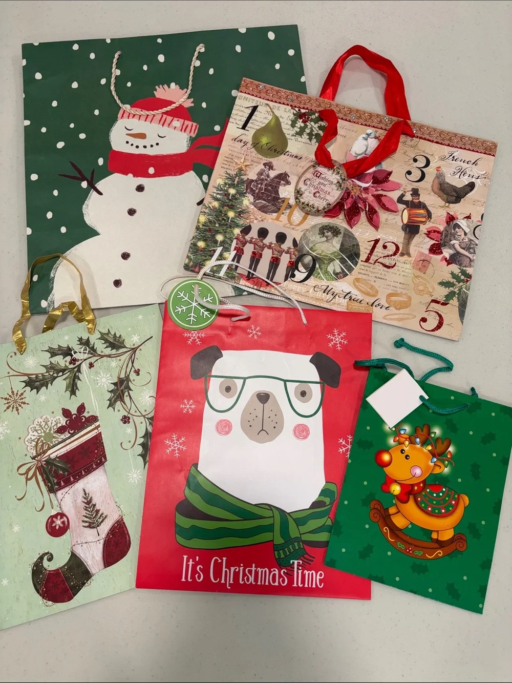 5 Christmas Gift Bags